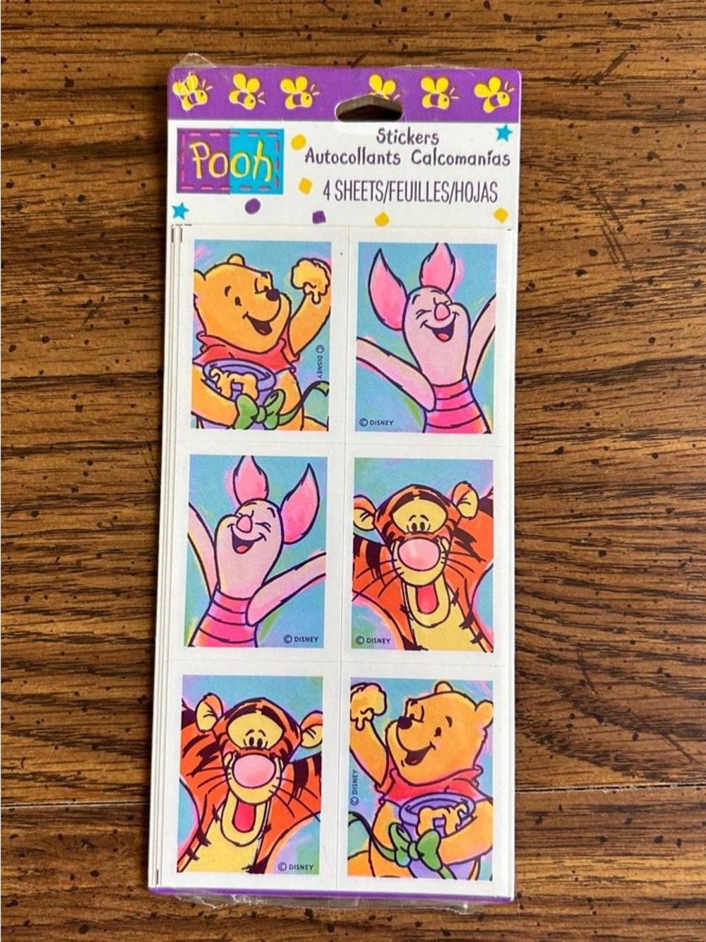 Vintage 90s Winnie the Pooh stickers